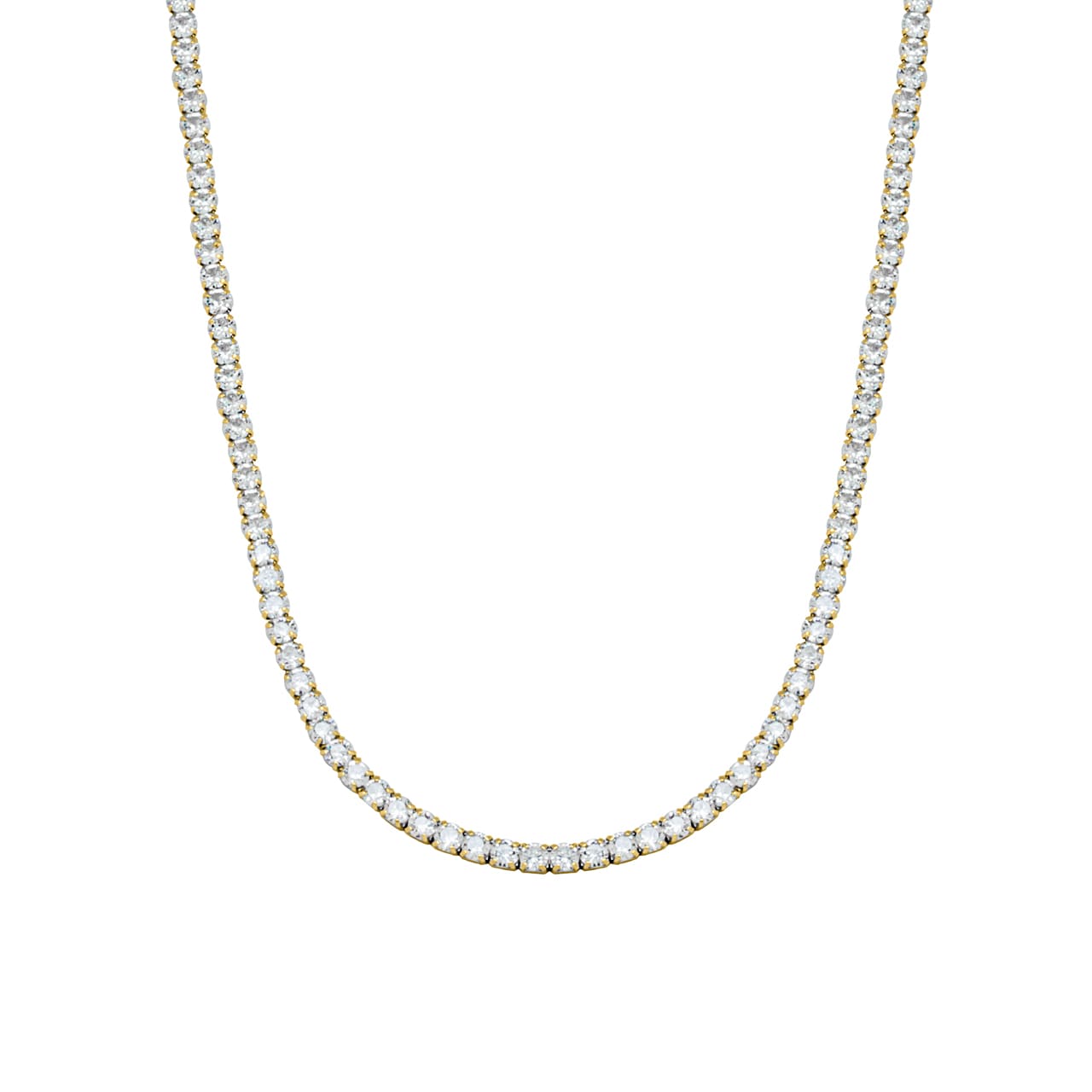 Gold and outlet silver chain necklace