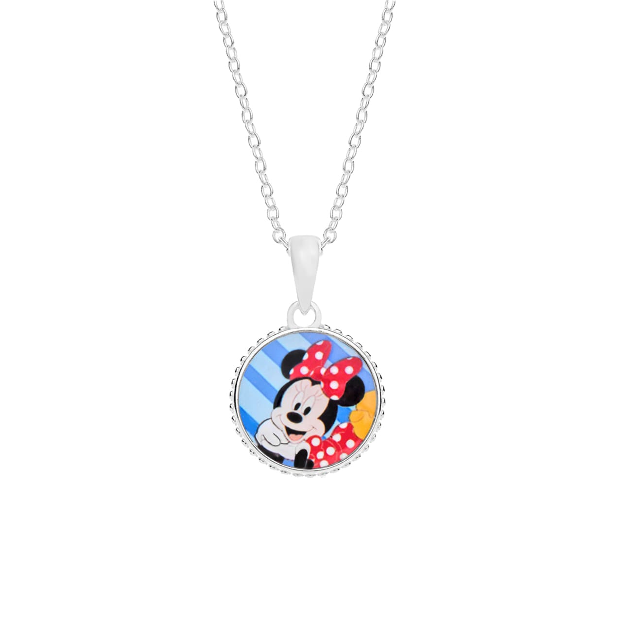 Disney_Halskette_Minnie_Mouse_Medaillon_Sterling_Silber_925_D9013