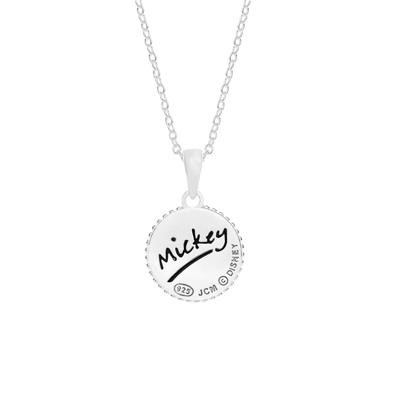 DISNEY© Iconic Mickey Mouse Necklace in Sterling Silver