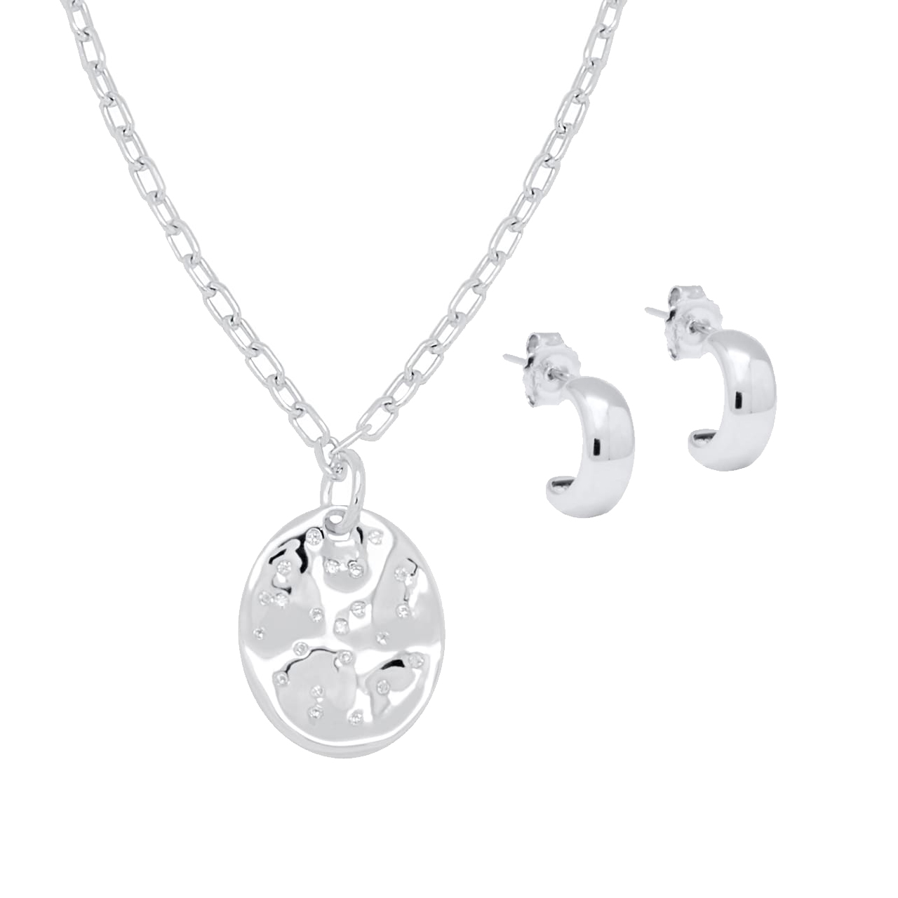 Jewellery Set Lucky Charm, 925 Sterling Silver