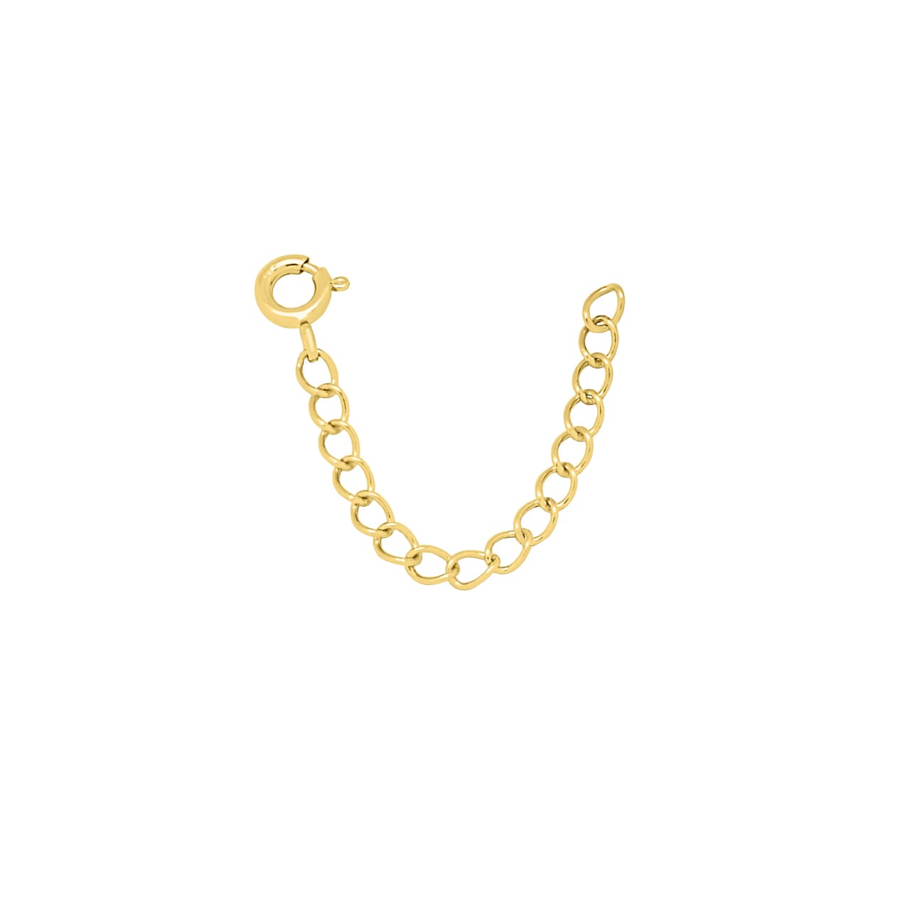 Kettenverlängerung, 925 Sterling Silber, vergoldet