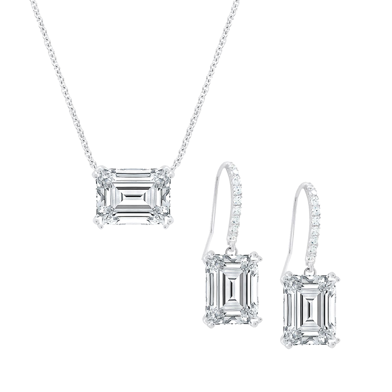 Jewellery Set Cecil, 925 Sterling Silver