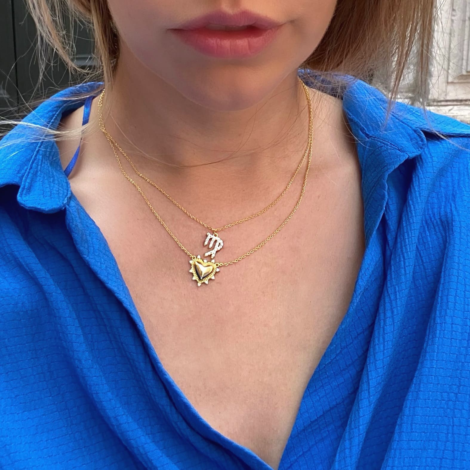 Zarte Halskette aus vergoldetem Sterling Silber 925 im malerischen Lugano