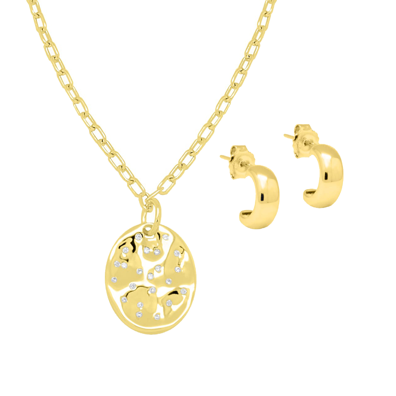 925 Sterling Silver, 18k gold-plated