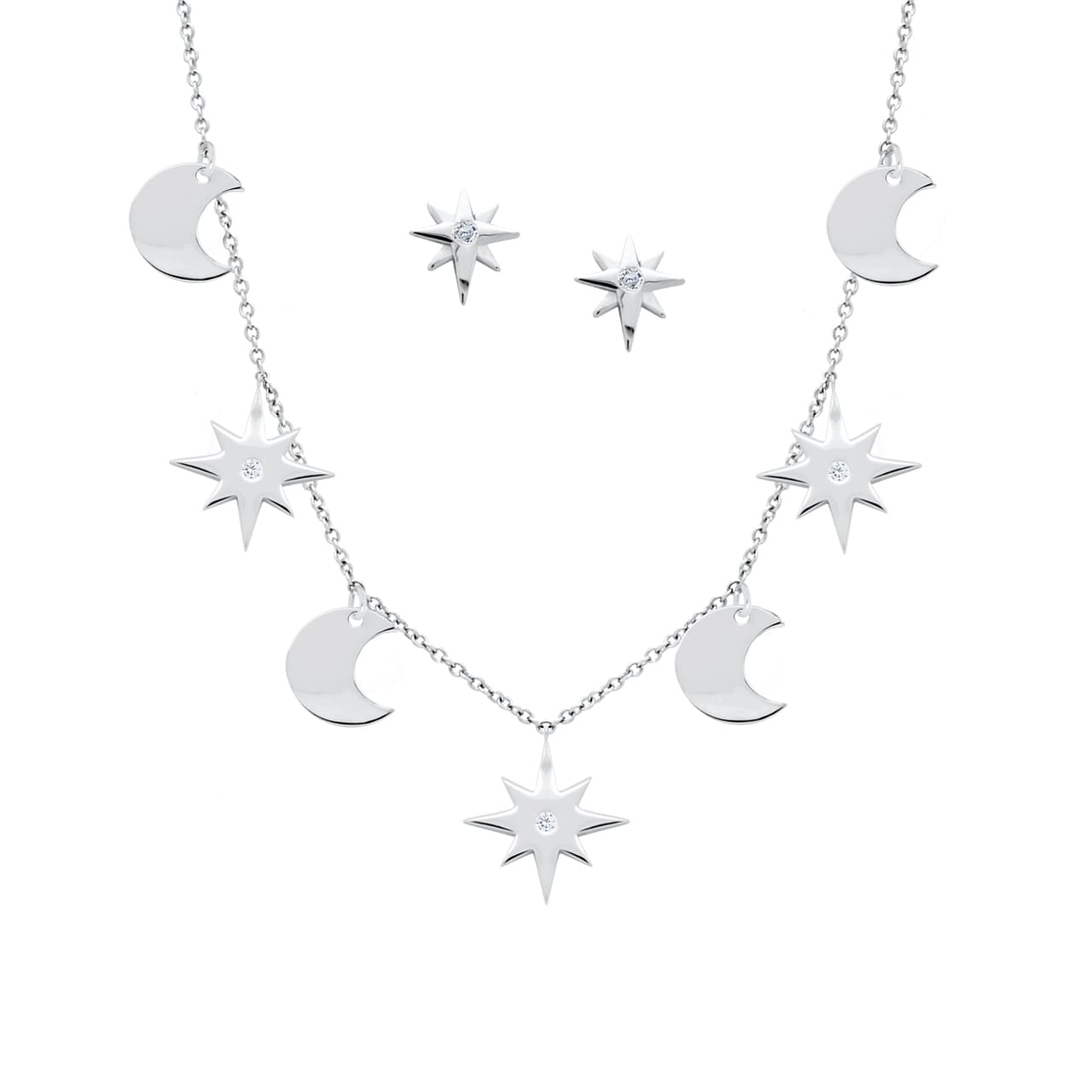 Schmuckset Aura, 925 Sterling Silber