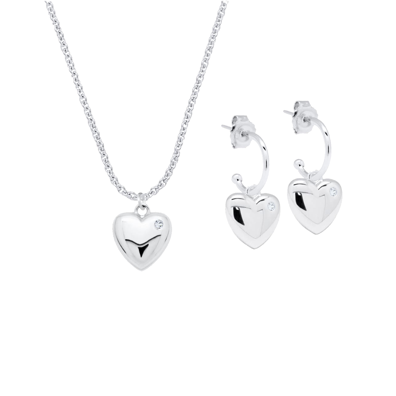 Jewellery Set Marie, 925 Sterling Silver