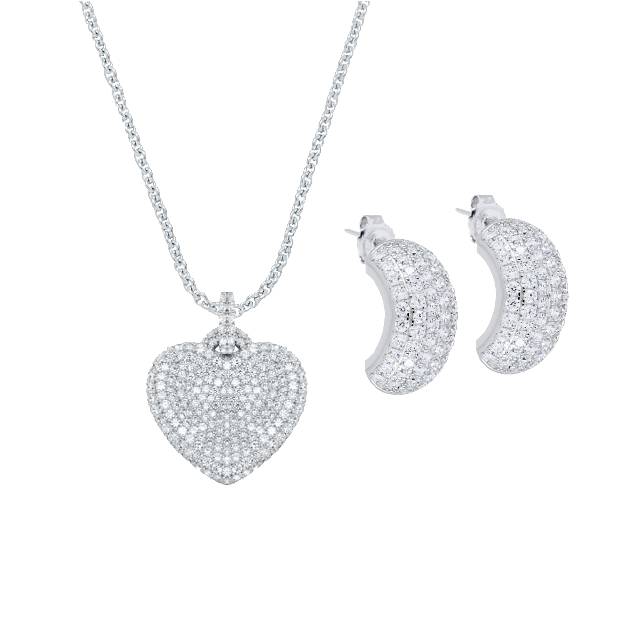 Jewellery Set Erin, 925 Sterling Silver