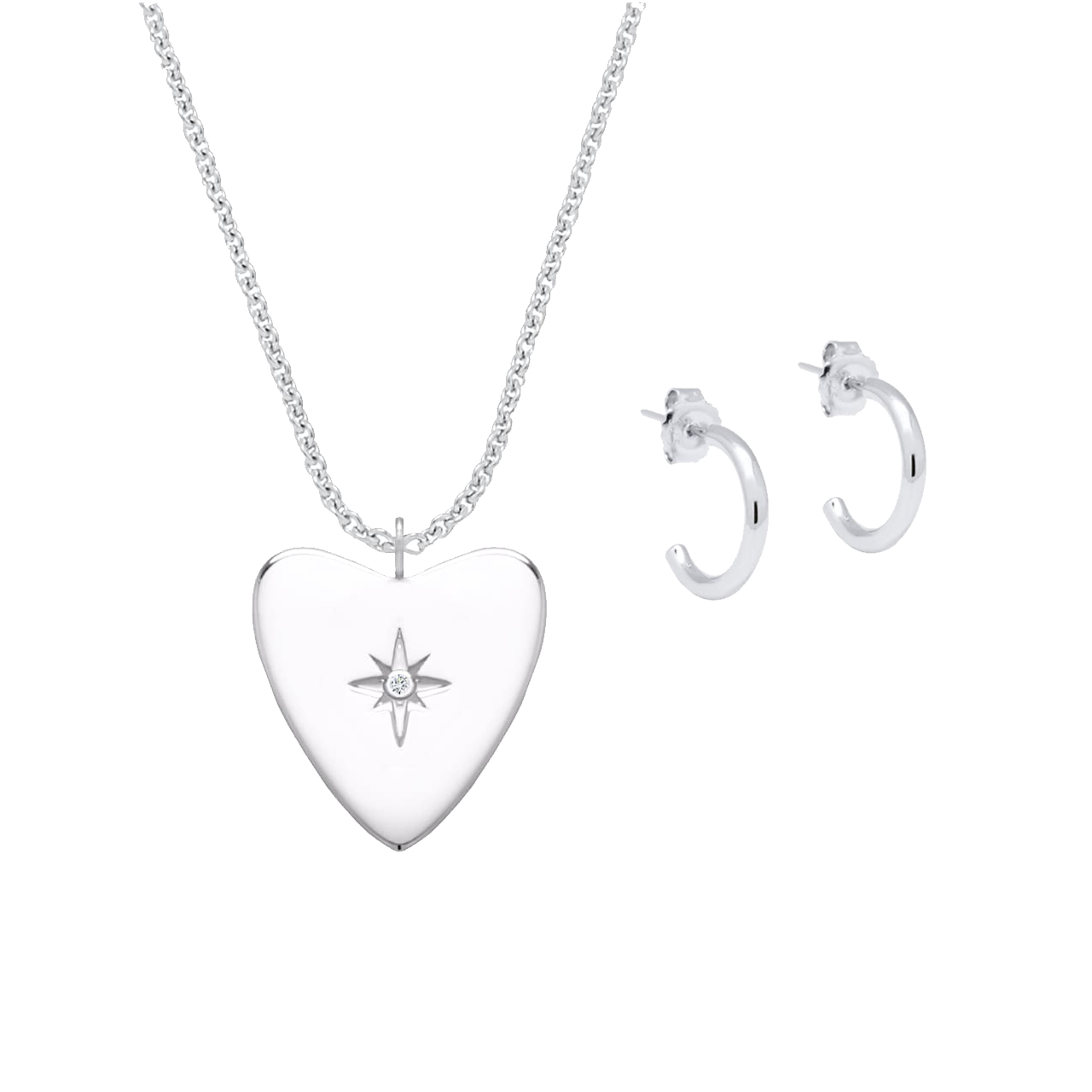 Jewellery Set Meira, 925 Sterling Silver