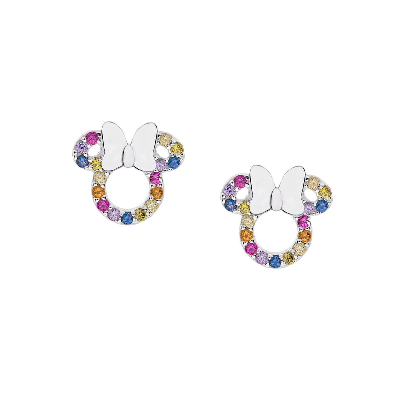 Disney_Ohrringe_Minnie_Mouse_Rainbow_Sterling_Silber