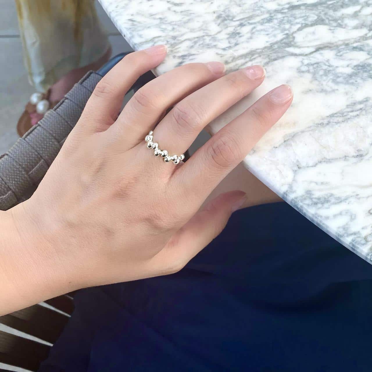 Feiner Spezieller Ring Silber 925 Offen (Gebraucht) In Ermatingen Für