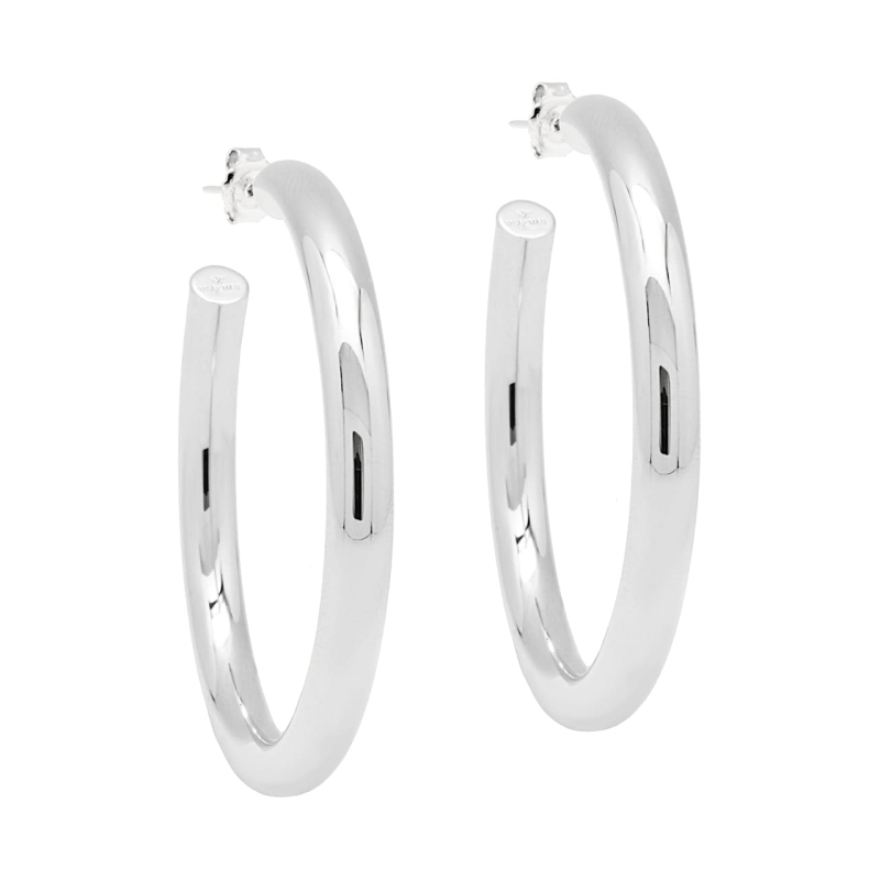 SLUYNZ 925 Sterling Silber Schmetterling Creolen – Kleine Huggie-Ohrringe, Rhodiniert